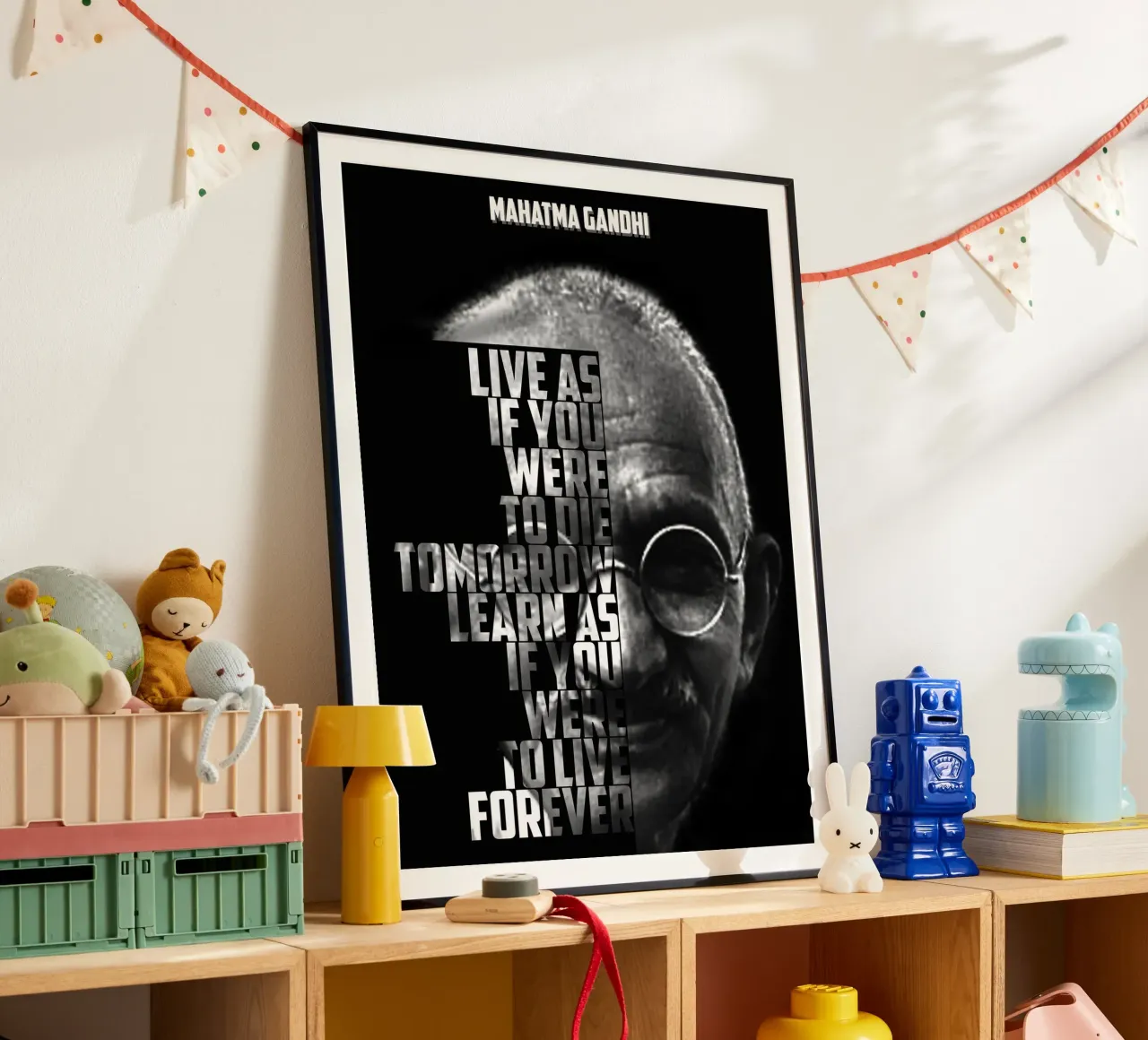 Mahatma Gandhi Citazioni carta hahnemühle da Gunawan Rb