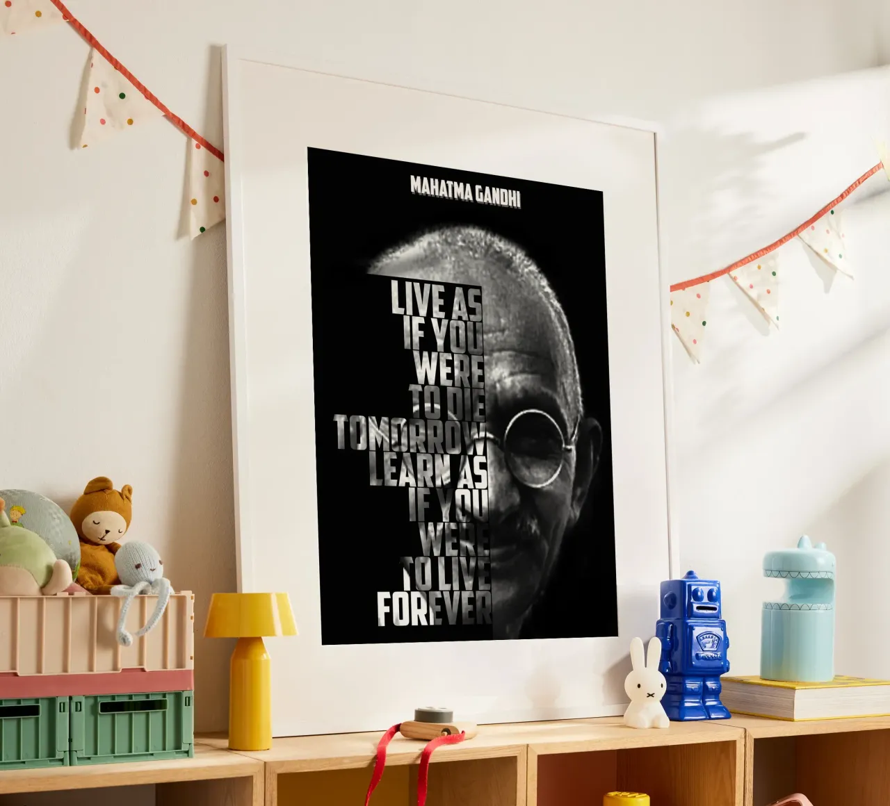 Mahatma Gandhi Citazioni carta hahnemühle da Gunawan Rb