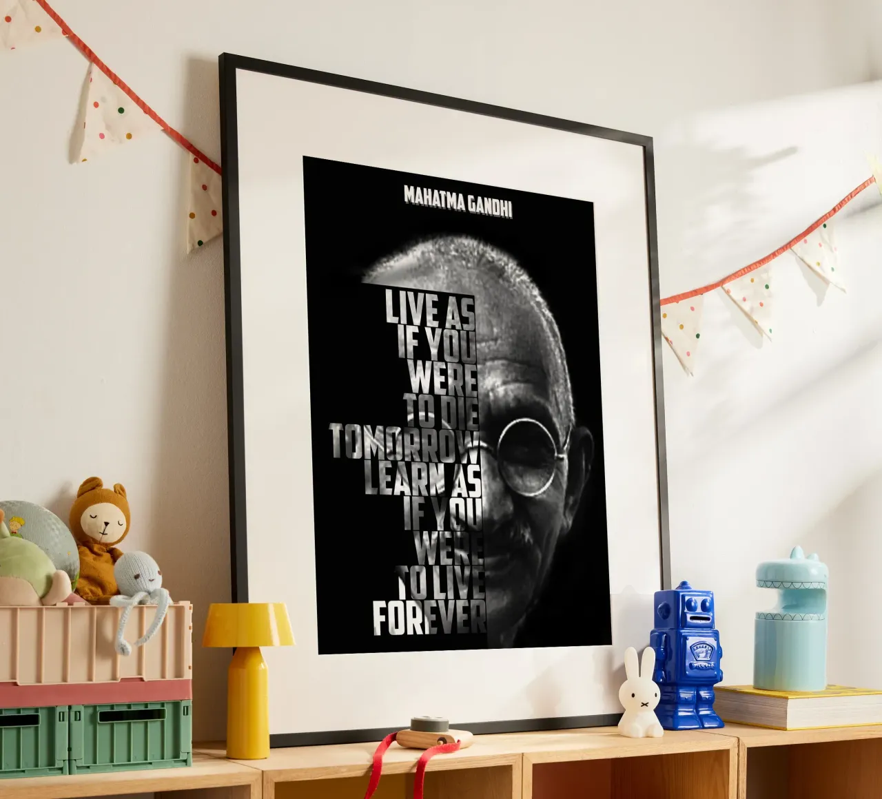 Mahatma Gandhi Citazioni carta hahnemühle da Gunawan Rb