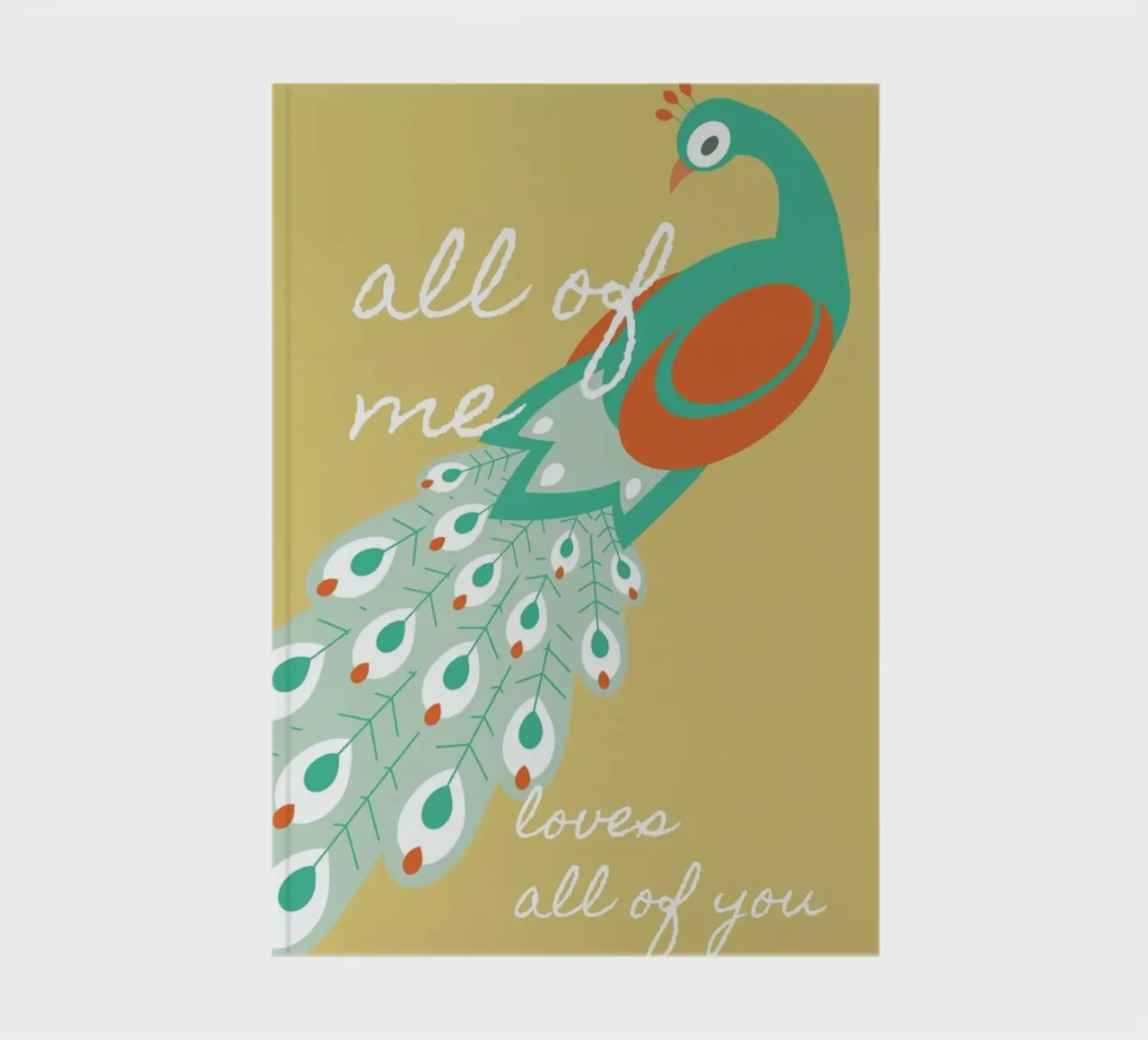 All Of Me - Peacock notebook by BlauMaschine