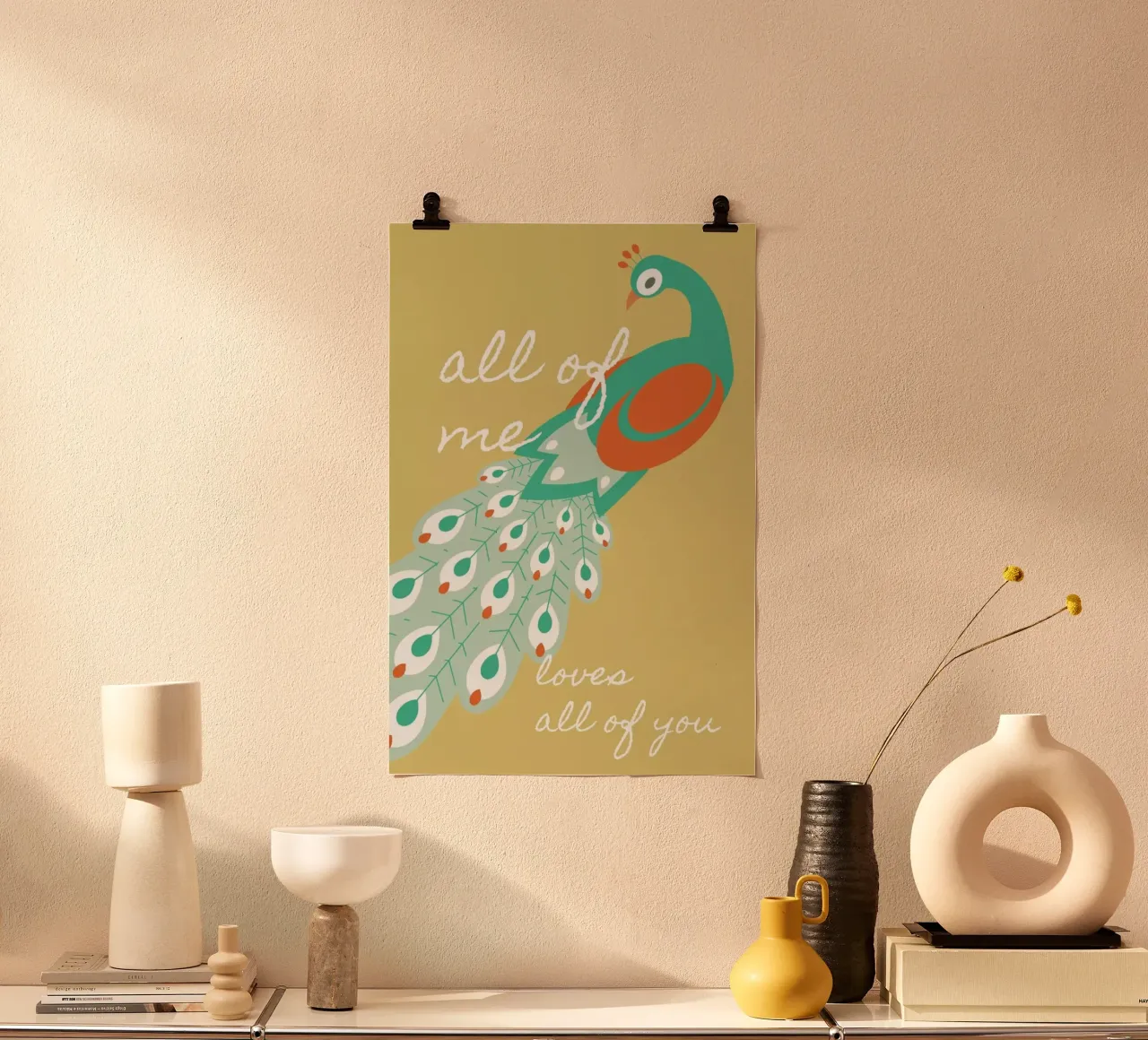 All Of Me - Peacock carta hahnemühle da BlauMaschine