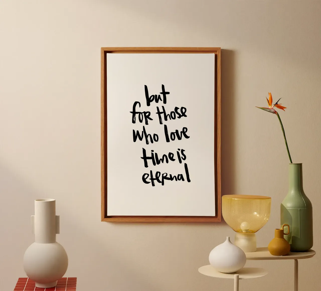 Time is eternal tela da Brushmeetspaper