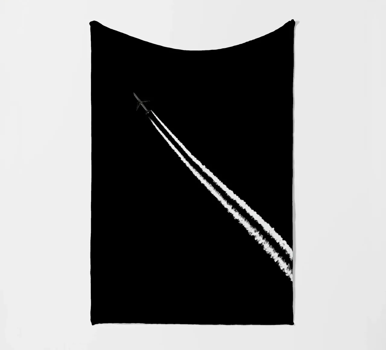 Black and White Fleecedecke von Tal Paz-Fridman