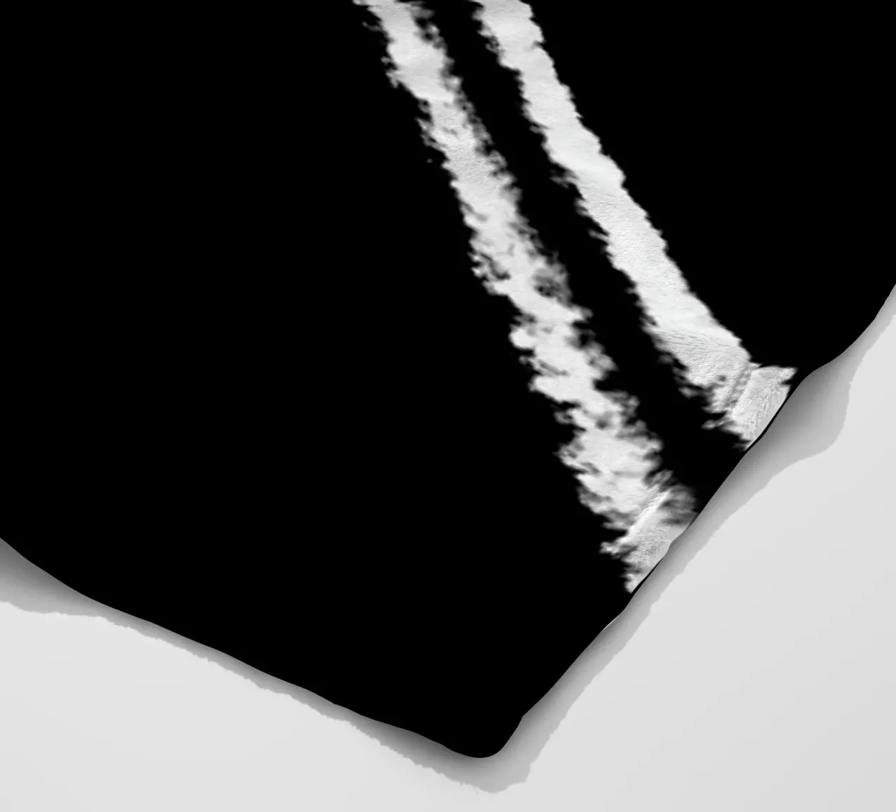 Black and White Fleecedecke von Tal Paz-Fridman