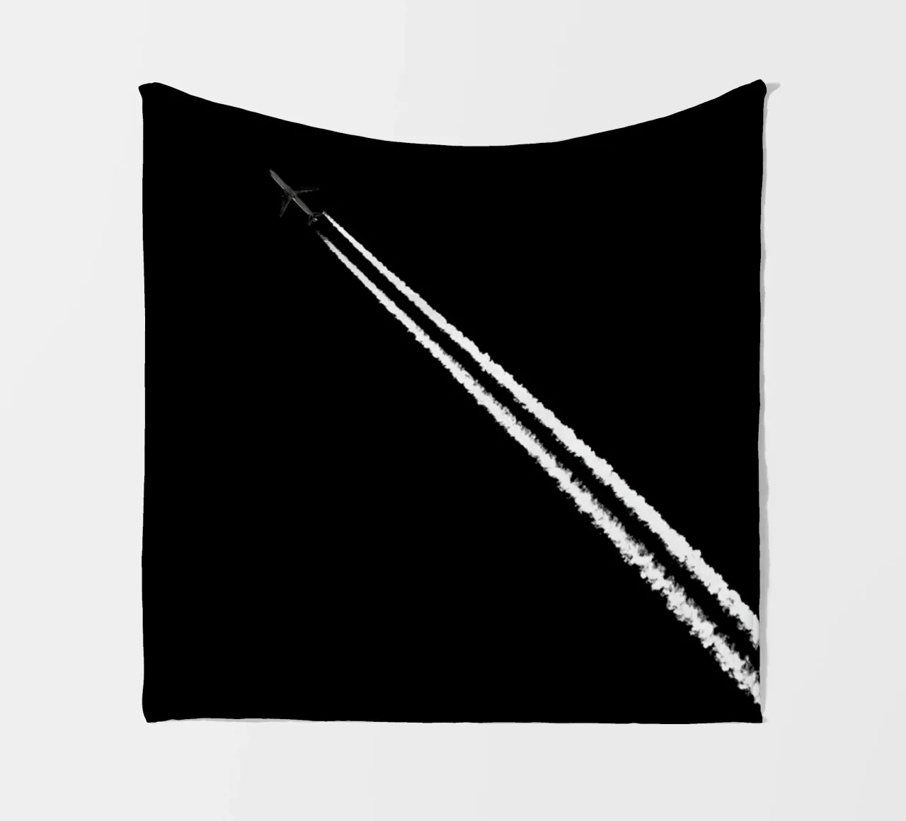 Black and White fleece blanket by Tal Paz-Fridman