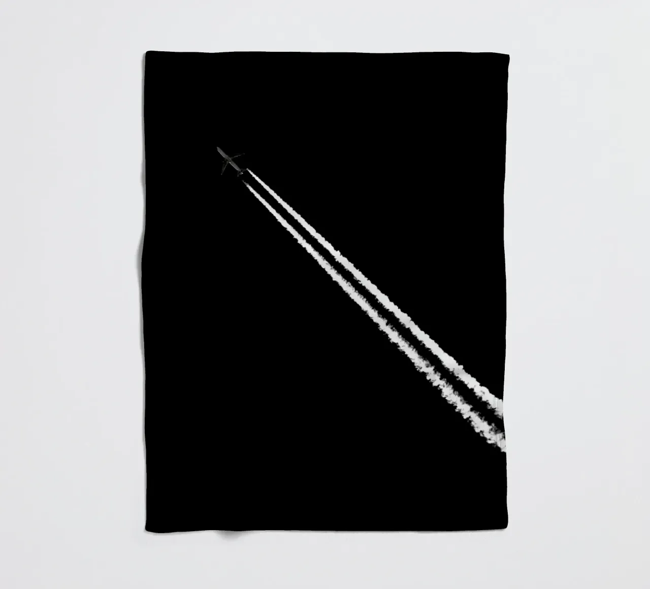 Black and White Fleecedecke von Tal Paz-Fridman