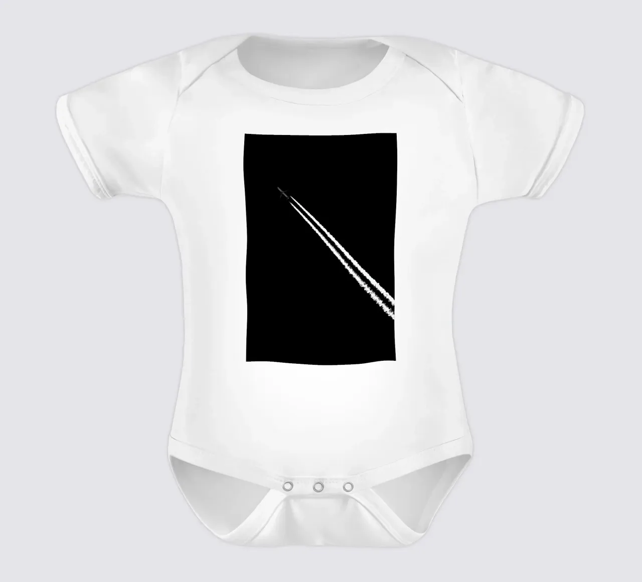 Black and White body neonato maniche corte da Tal Paz-Fridman