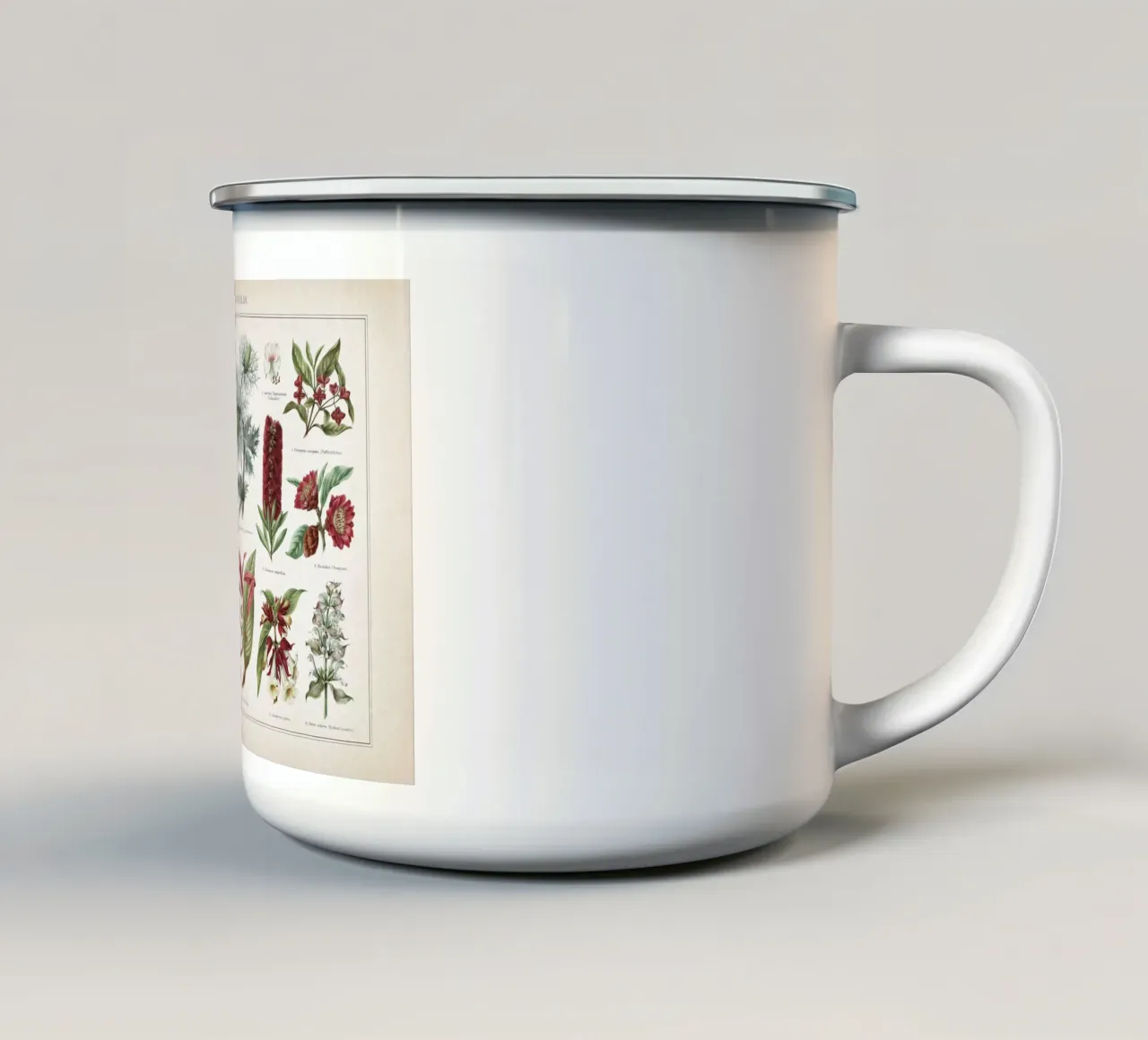 Vintage Meyers 2 Schaugebilde tazza in smalto da Vintage Print Collection