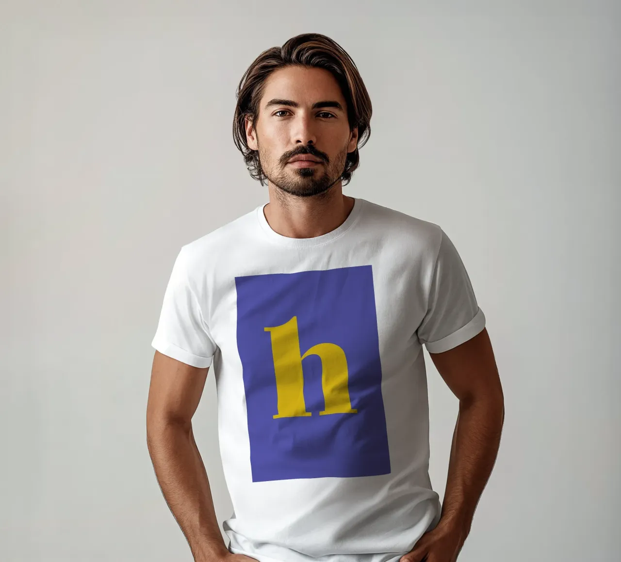 Blue Letter H t-shirt da Studio One