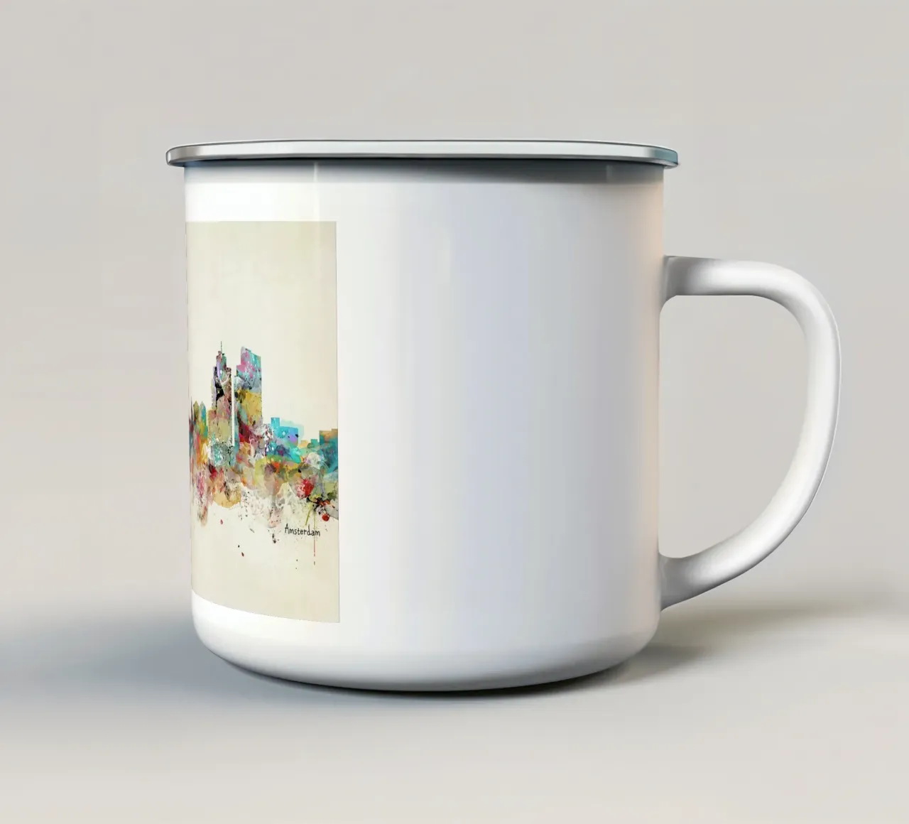 Amsterdam tazza in smalto da Brian Buckley