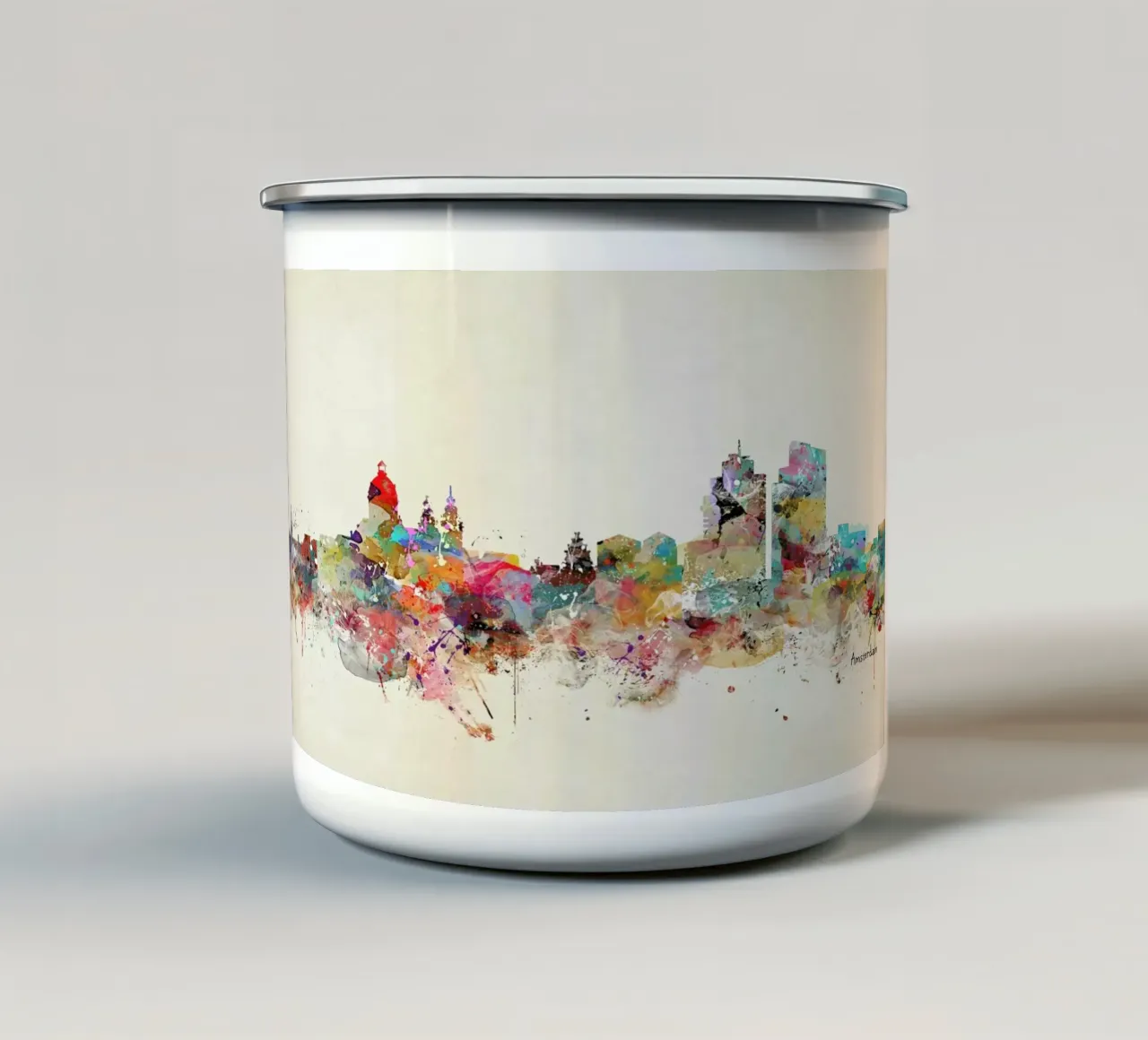 Amsterdam tazza in smalto da Brian Buckley