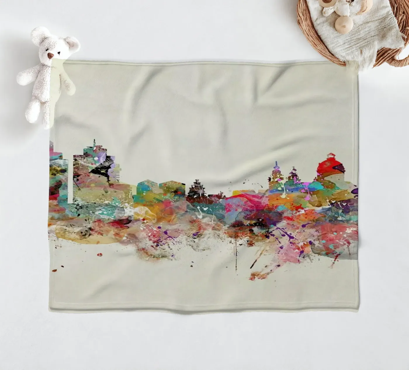 Amsterdam fleecedeken van Brian Buckley