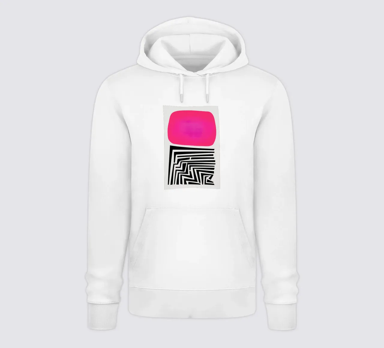 Labirinto Astratto felpa con cappuccio da Fox & Velvet