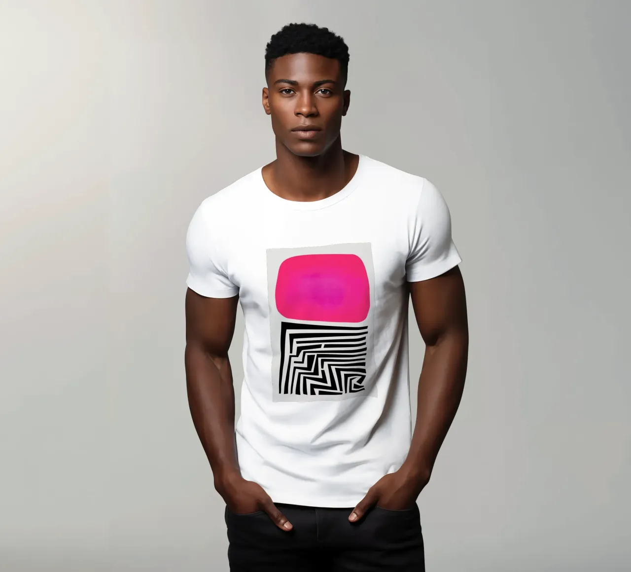 Labirinto Astratto t-shirt da Fox & Velvet