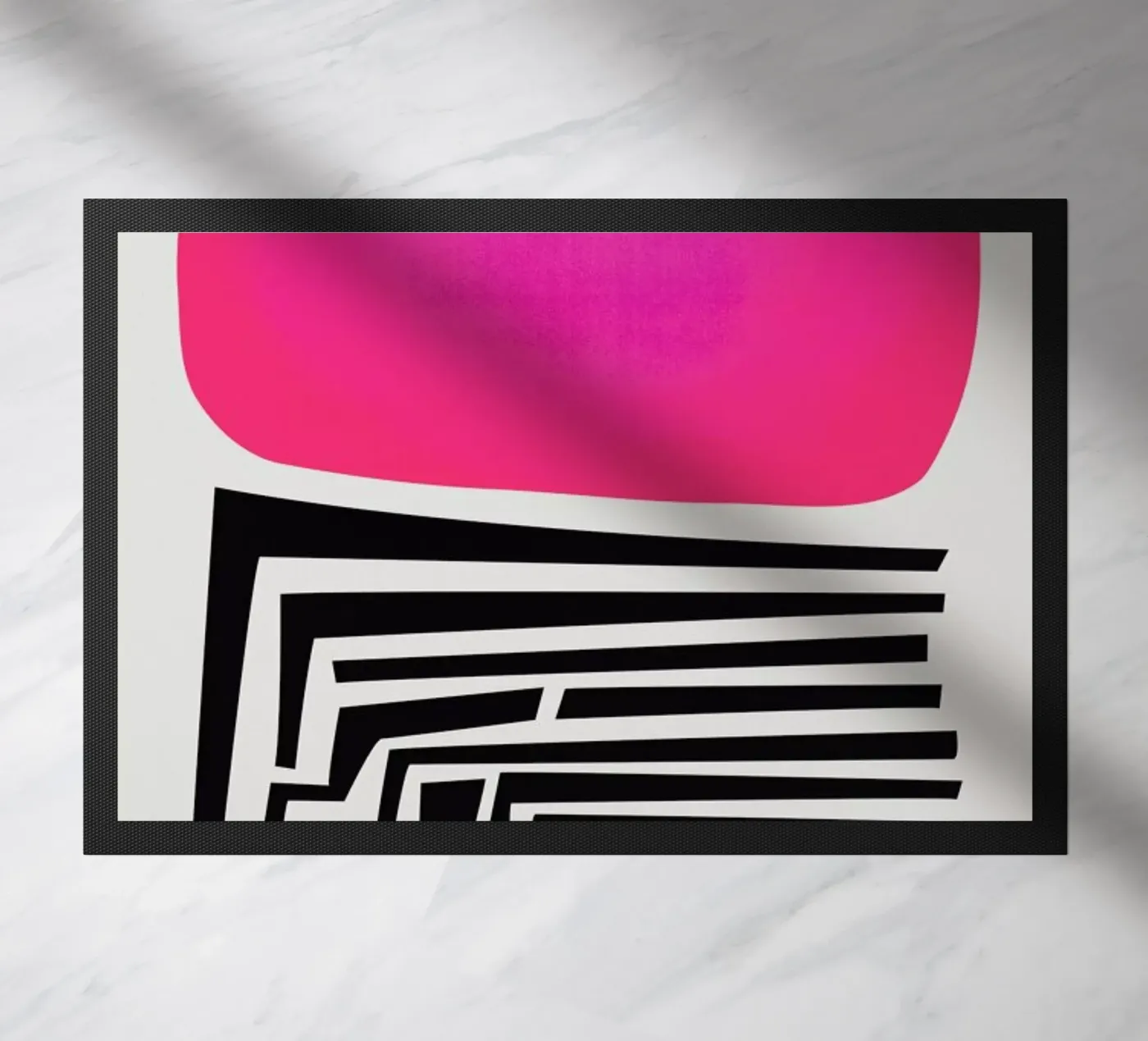 Labyrinth Abstract doormat by Fox & Velvet