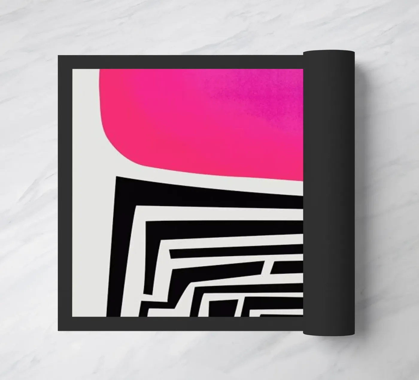 Labyrinth Abstract doormat by Fox & Velvet