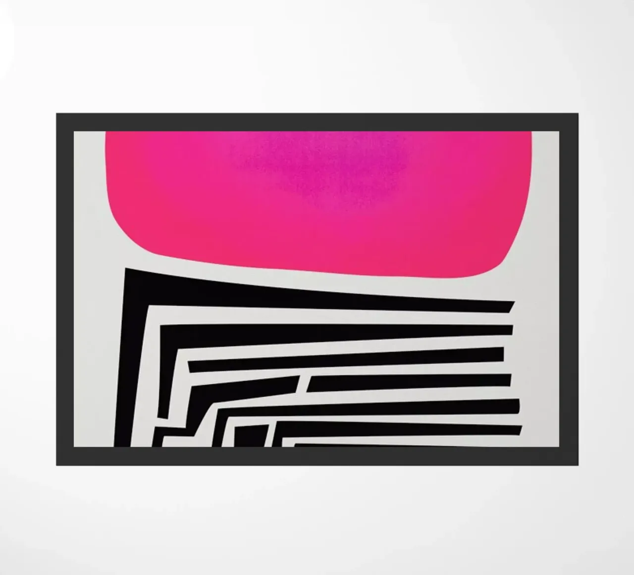 Labyrinth Abstract doormat by Fox & Velvet