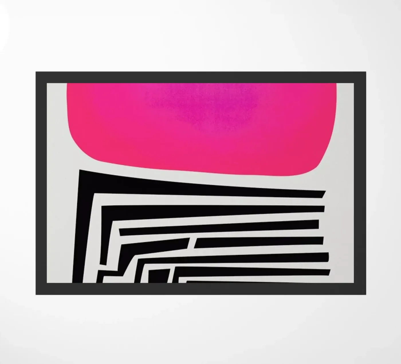 Labyrinth Abstract doormat by Fox & Velvet