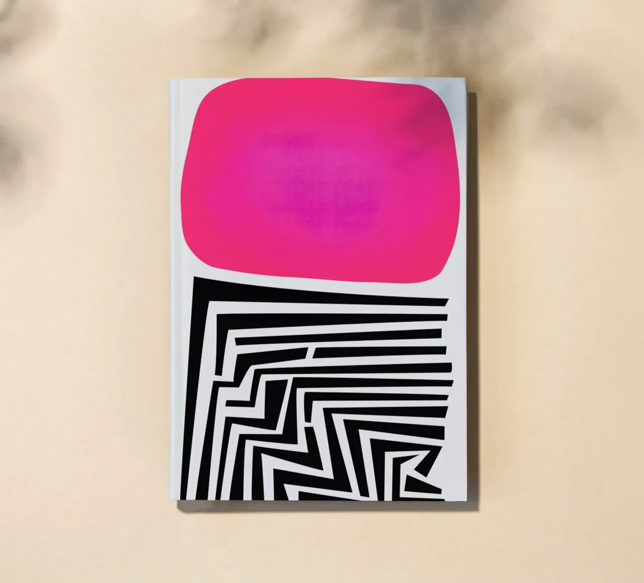 Labyrinth Abstract notebook by Fox & Velvet