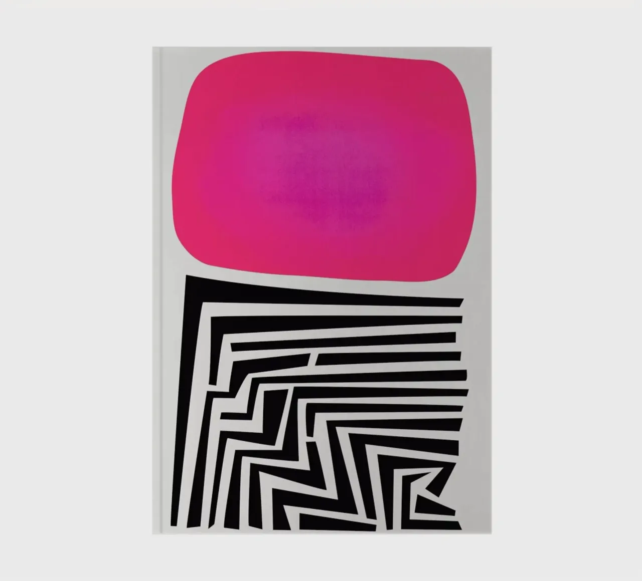 Labyrinth Abstract notebook by Fox & Velvet