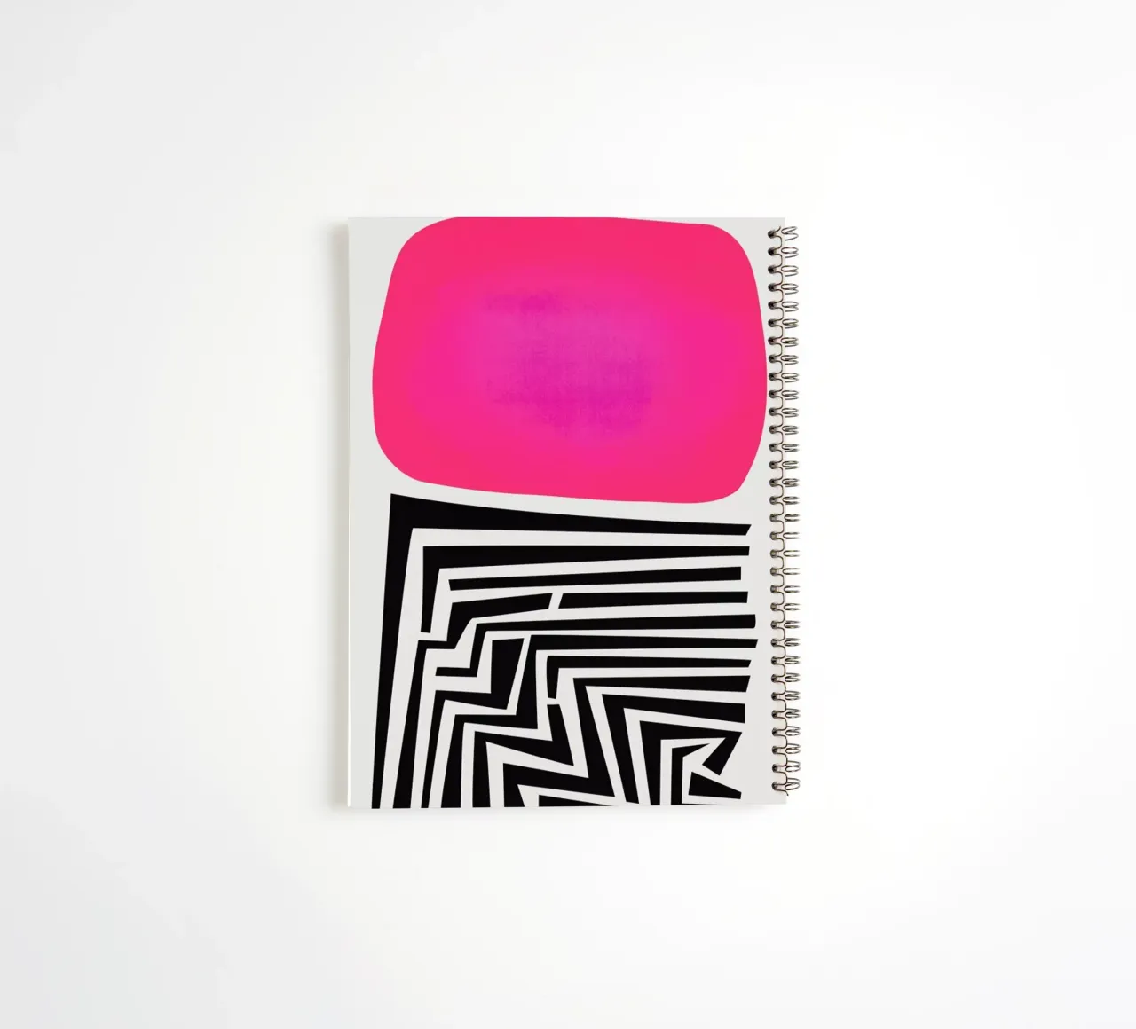 Labyrinth Abstract spiral notebook by Fox & Velvet