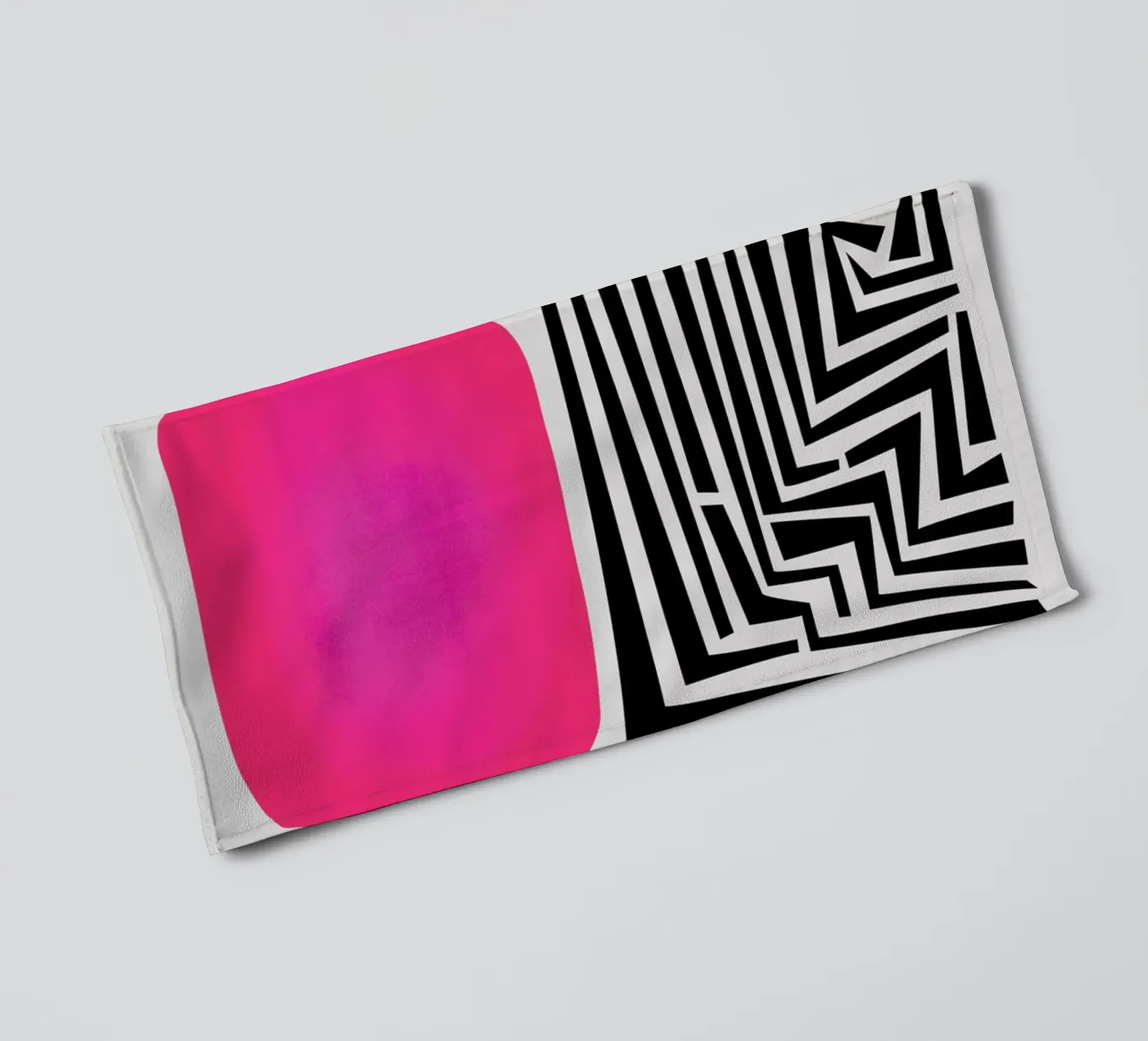 Labyrinth Abstract towel by Fox & Velvet