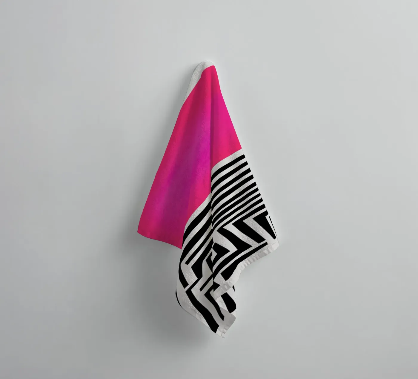 Labyrinth Abstract towel by Fox & Velvet