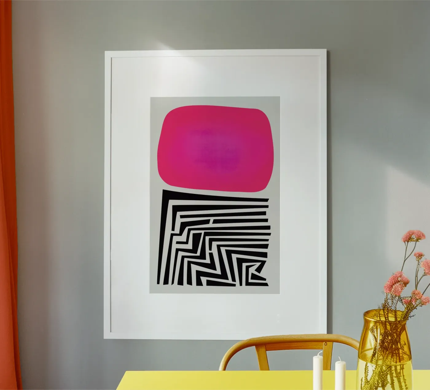 Labyrinth Abstract poster by Fox & Velvet