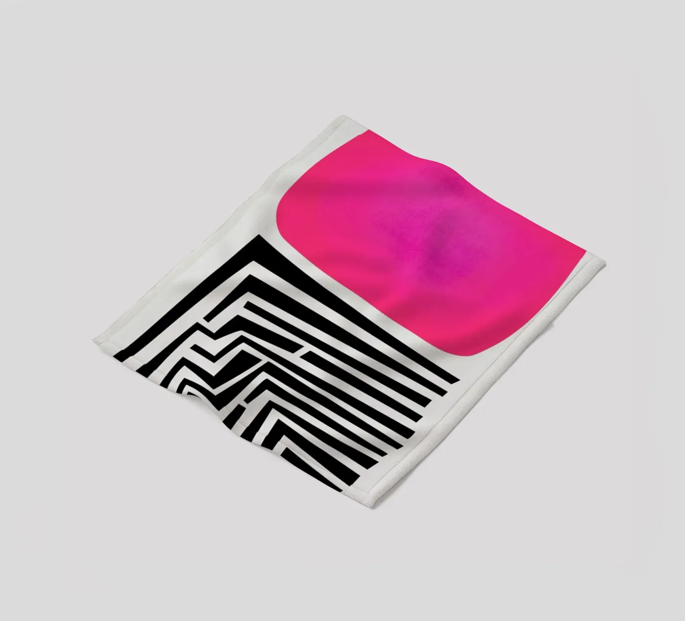 Labyrinth Abstract Fleecedecke von Fox & Velvet