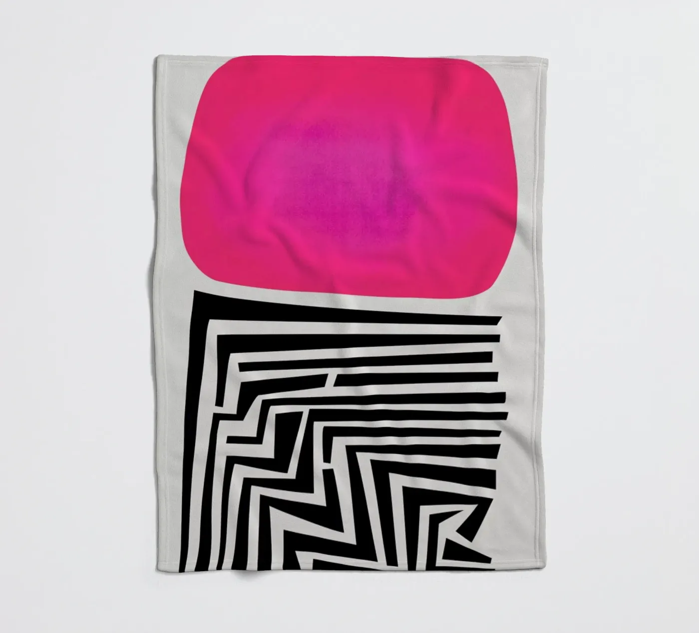 Labyrinth Abstract Fleecedecke von Fox & Velvet