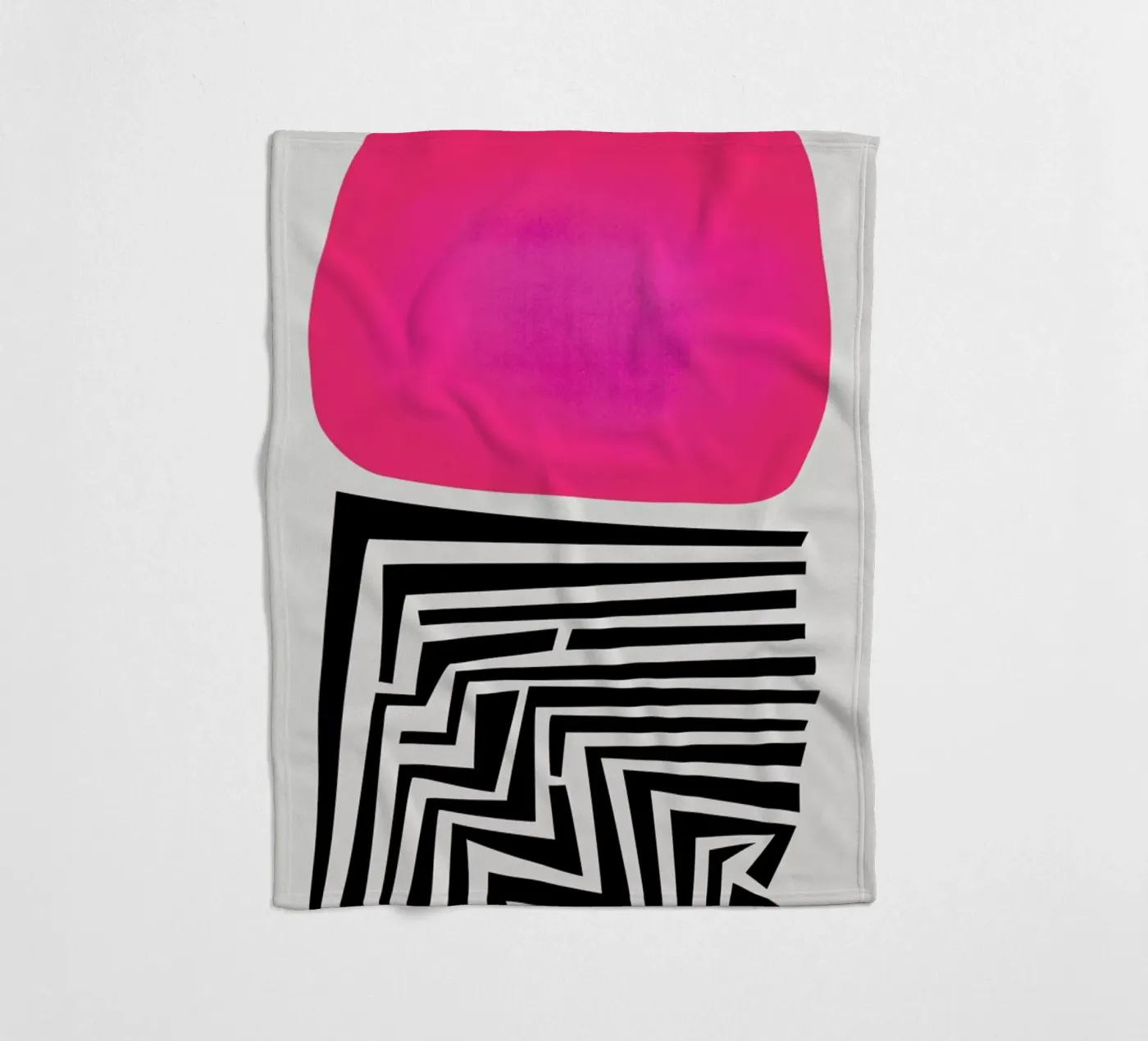 Labyrinth Abstract Fleecedecke von Fox & Velvet