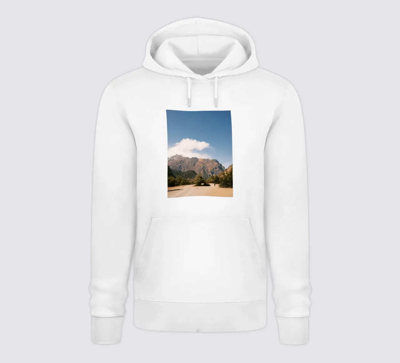 Path to the Peaks felpa con cappuccio da FujiPrints