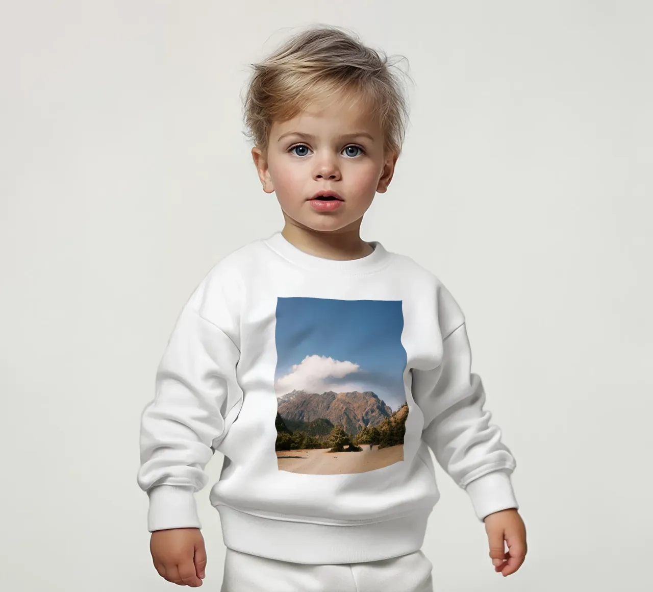 Path to the Peaks Baby Sweatshirt von FujiPrints