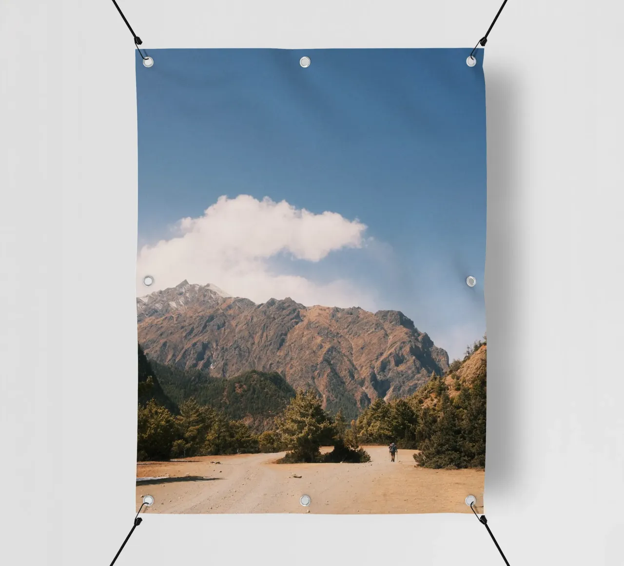 Path to the Peaks telo in pvc da FujiPrints