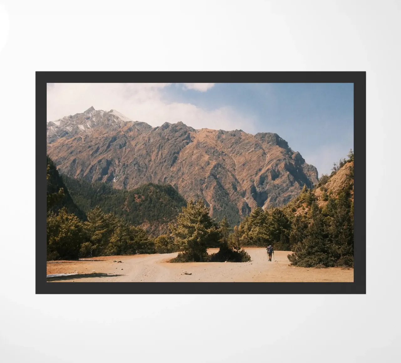 Path to the Peaks deurmat van FujiPrints
