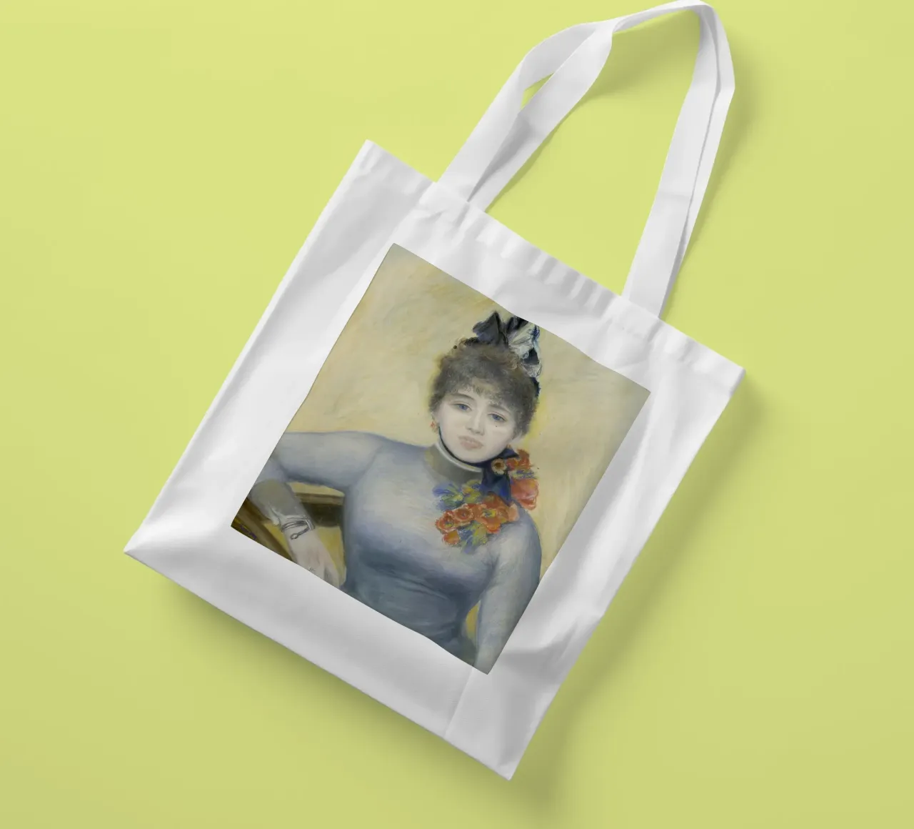 Pierre-Auguste Renoir - Caroline Rémy (Séverine) borsa in juta da Timeless Artworks