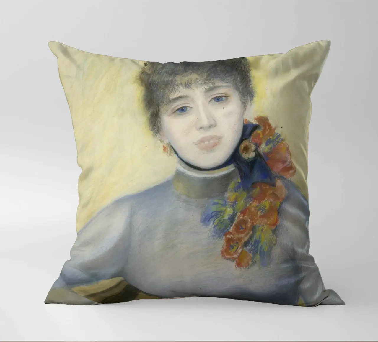 Pierre-Auguste Renoir - Caroline Rémy (Séverine) cuscino da Timeless Artworks