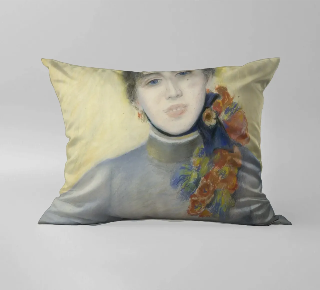 Pierre-Auguste Renoir - Caroline Rémy (Séverine) cuscino da Timeless Artworks
