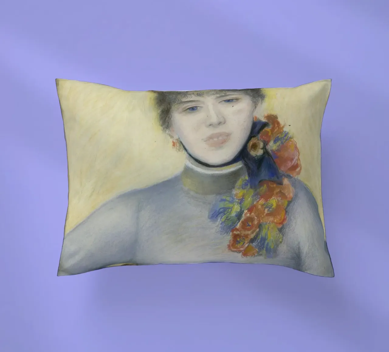 Pierre-Auguste Renoir - Caroline Rémy (Séverine) cuscino da Timeless Artworks