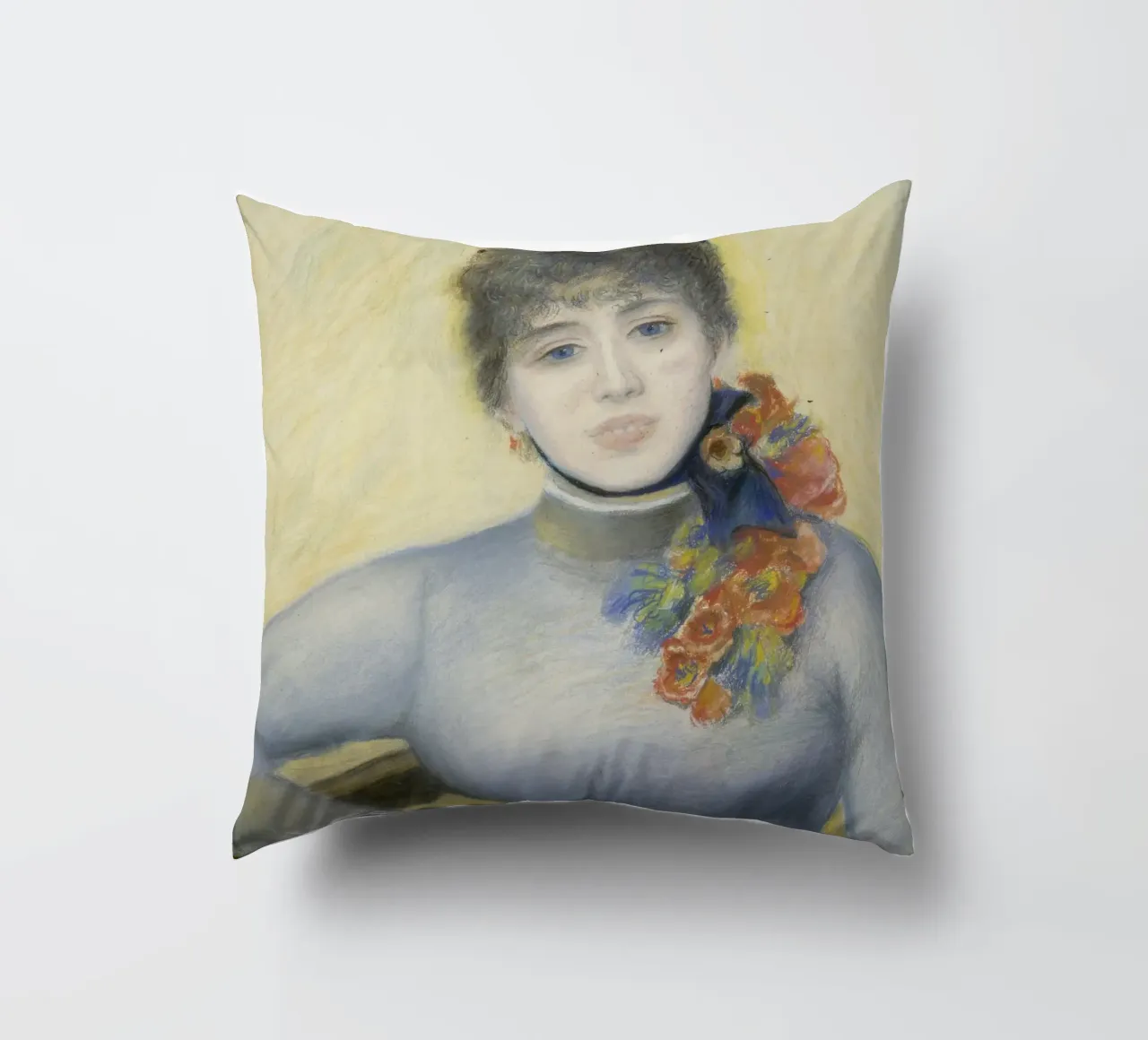 Pierre-Auguste Renoir - Caroline Rémy (Séverine) cuscino da Timeless Artworks