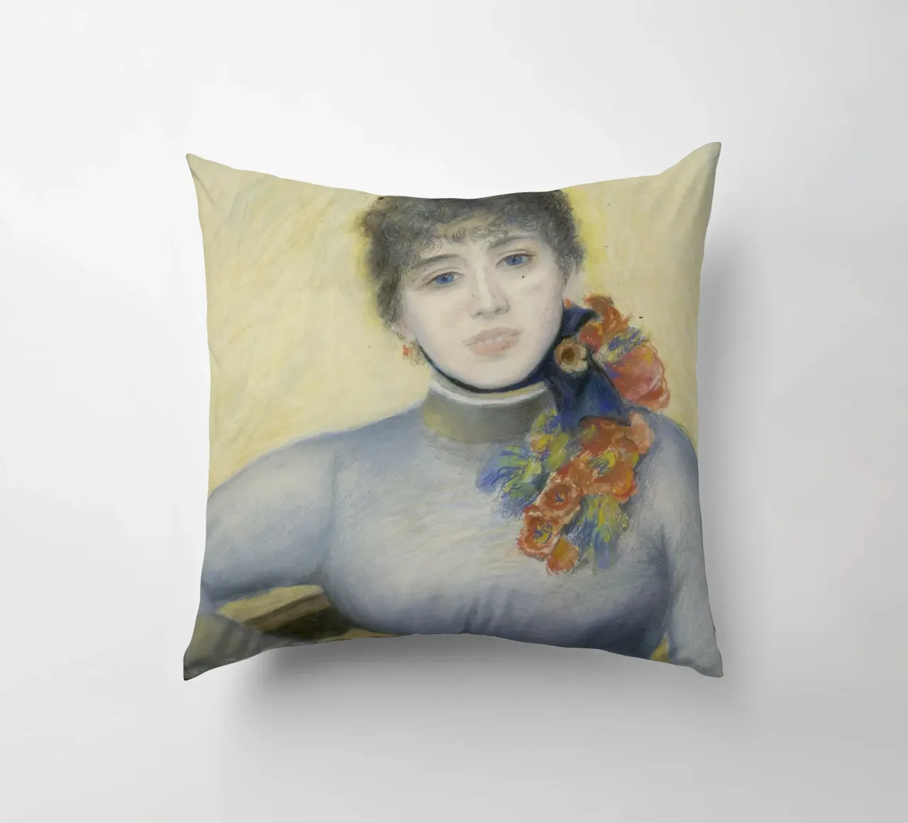 Pierre-Auguste Renoir - Caroline Rémy (Séverine) cuscino da Timeless Artworks