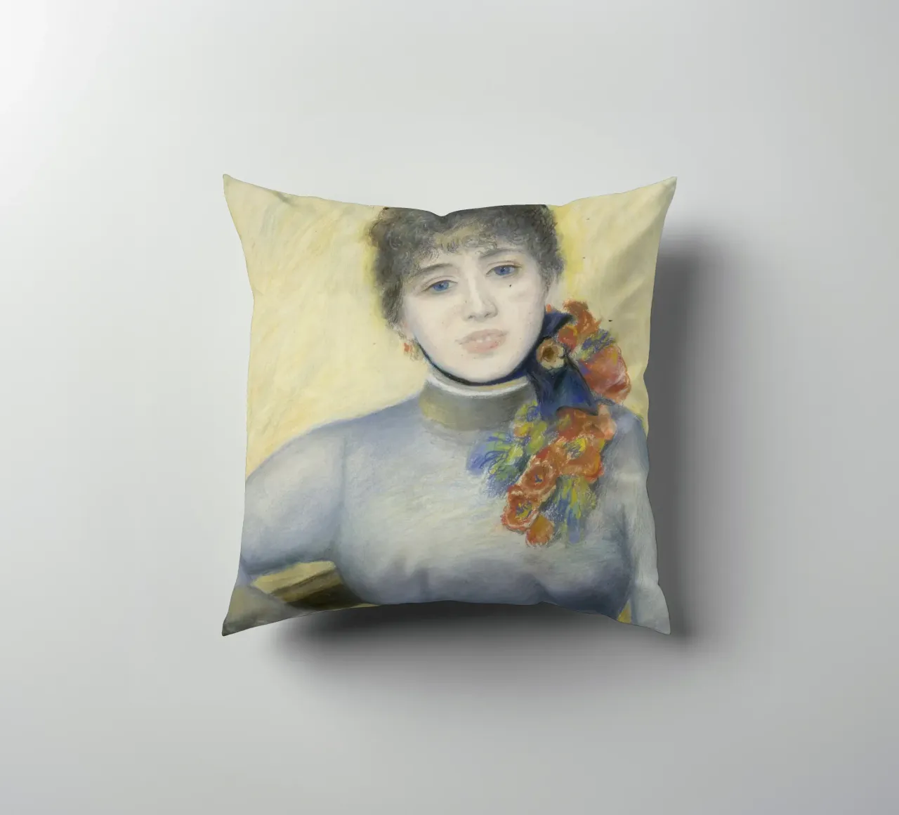 Pierre-Auguste Renoir - Caroline Rémy (Séverine) cuscino da Timeless Artworks