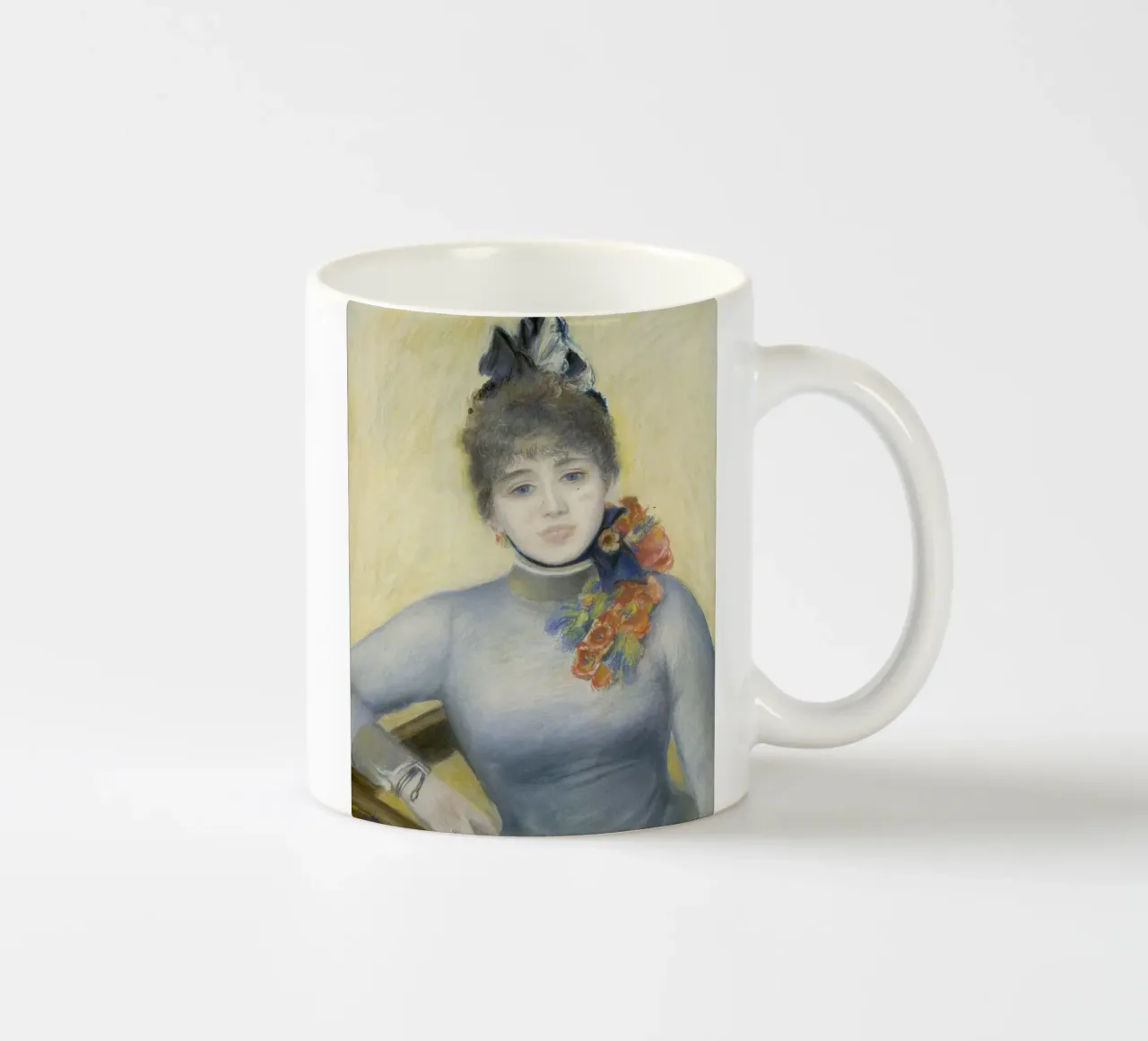 Pierre-Auguste Renoir - Caroline Rémy (Séverine) tazza in ceramica da Timeless Artworks