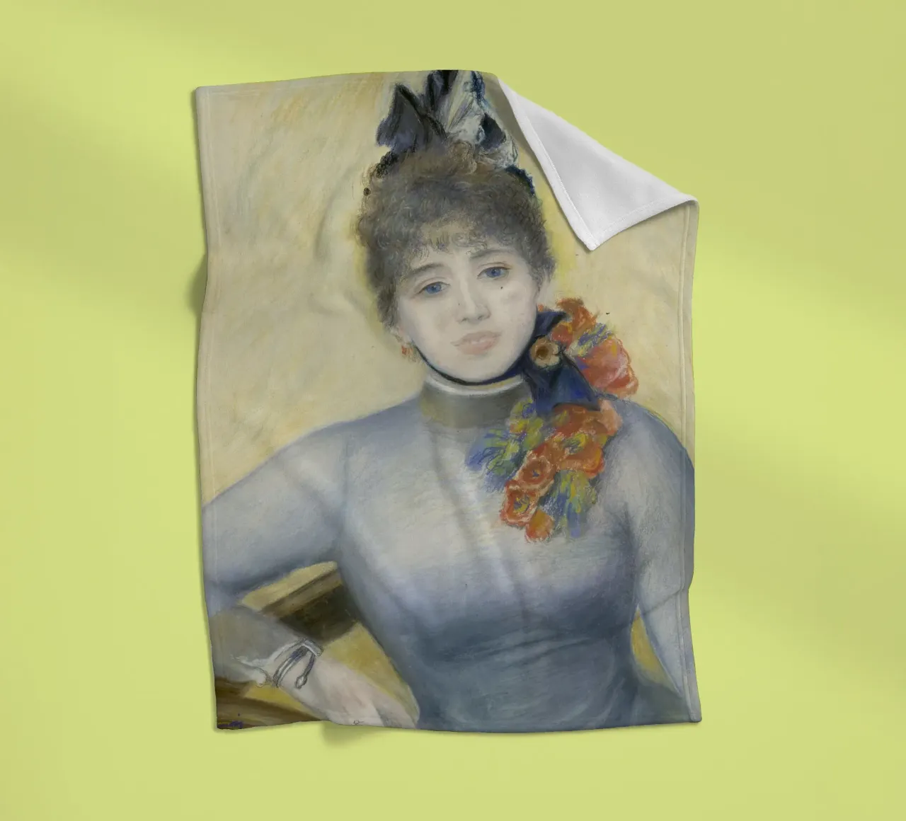 Pierre-Auguste Renoir - Caroline Rémy (Séverine) coperta in pile da Timeless Artworks