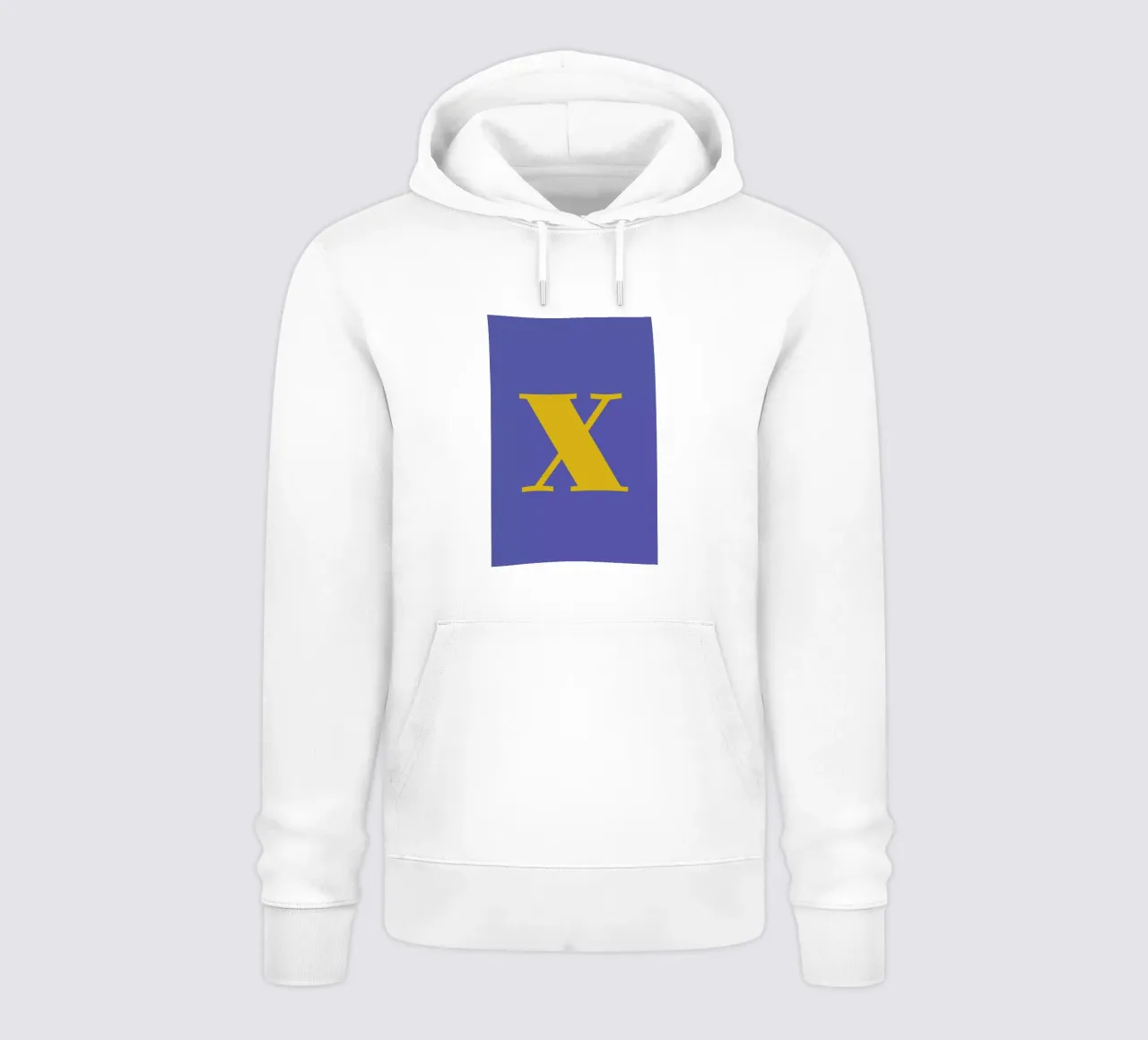 Blue Letter X felpa con cappuccio da Studio One