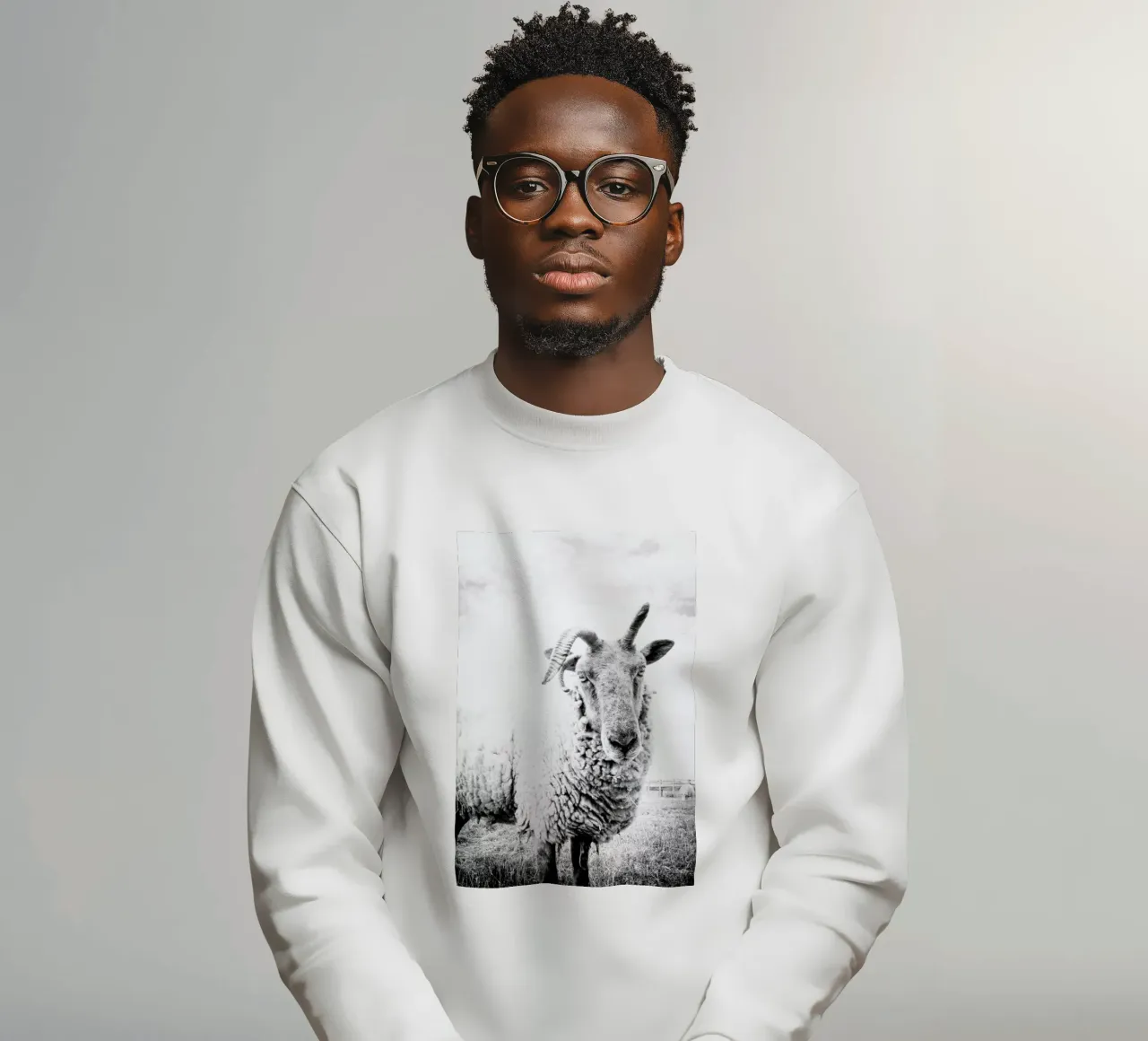 Sheep II felpa da Victoria Frost