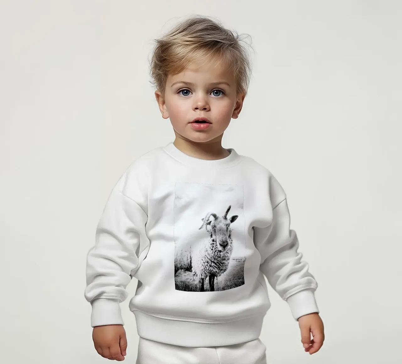 Sheep II felpa neonato da Victoria Frost