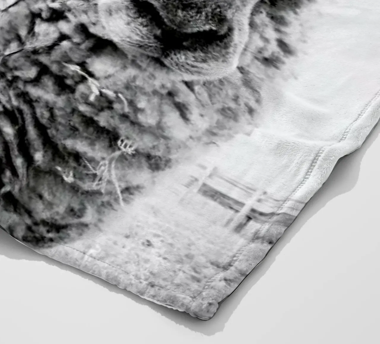 Sheep II coperta in pile da Victoria Frost