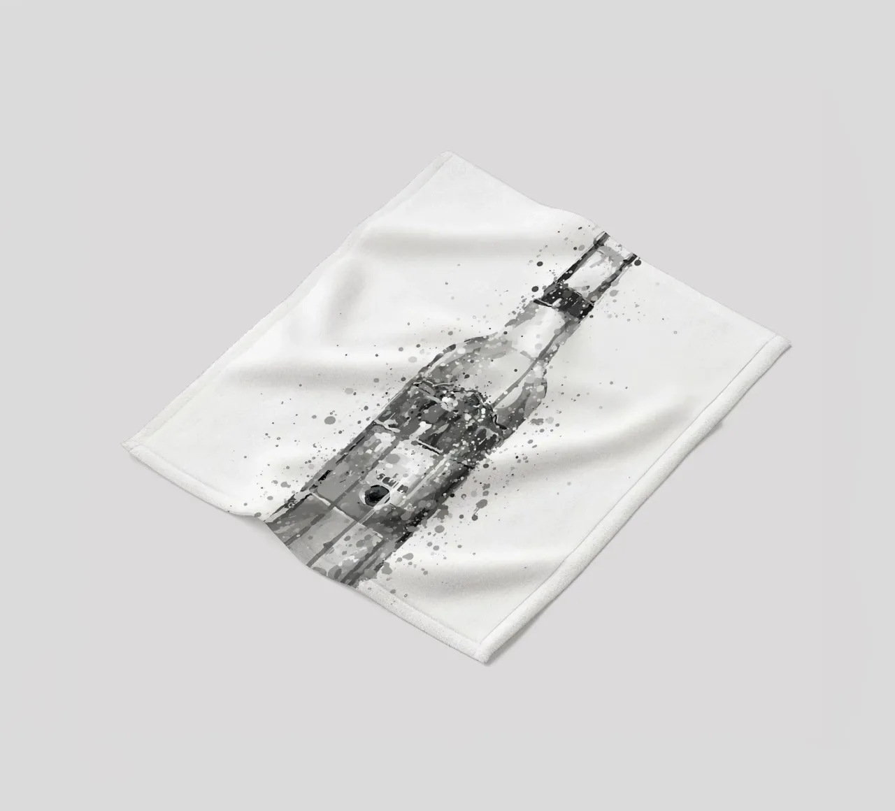 Aztekengold Grau Edition Fleecedecke von Coffee shop