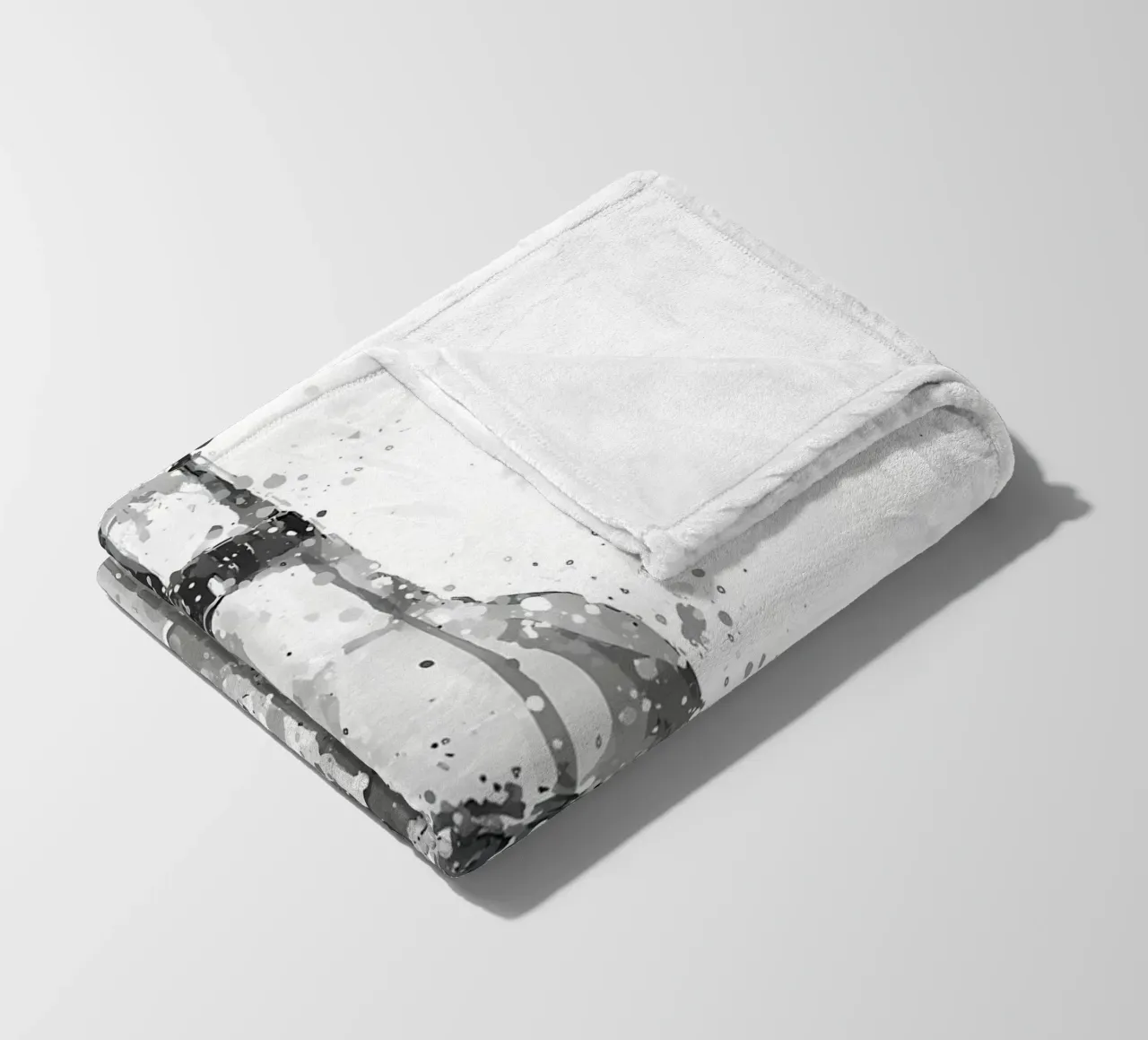 Aztekengold Grau Edition Fleecedecke von Coffee shop